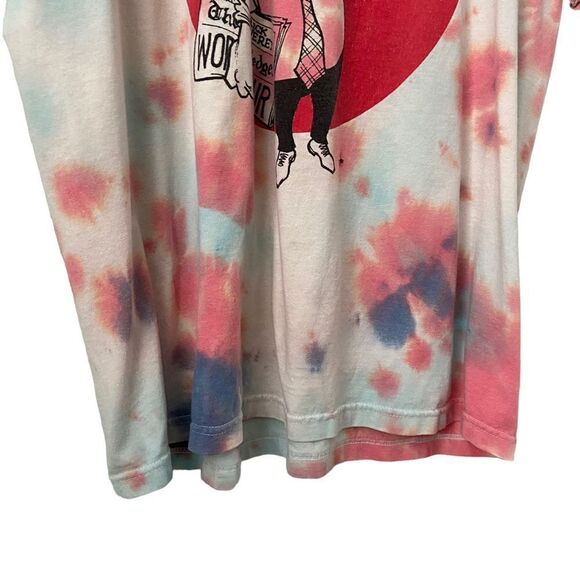 Rick Everett World Tour Tie Dye Crewneck Shirt in Size Large - Picture 4 of 9